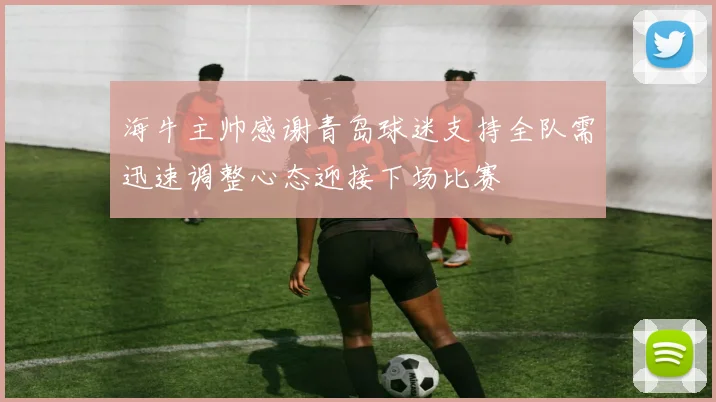 海牛主帅感谢青岛球迷支持全队需迅速调整心态迎接下场比赛